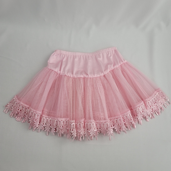 Leg Avenue Pink Tutu Petticoat Girls Skirt - Picture 5 of 11